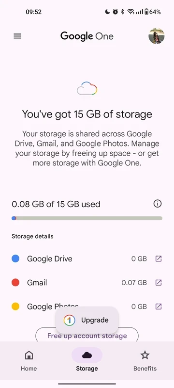 Google One – Screenshot 2
